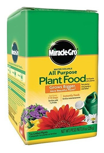 Miracle-gro 2000992 Alimento Vegetal De Uso Multiple Solubl