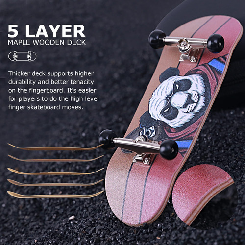 Diapasón Profesional De Madera Sk-panda Modelo 32 Pulgadas Color