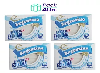 Jabón En Pan Para Ropa Argentino 150gr Pack X4u