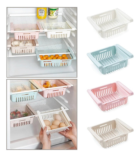 Organizador Extensible De Nevera Refrigerador Alimentos 