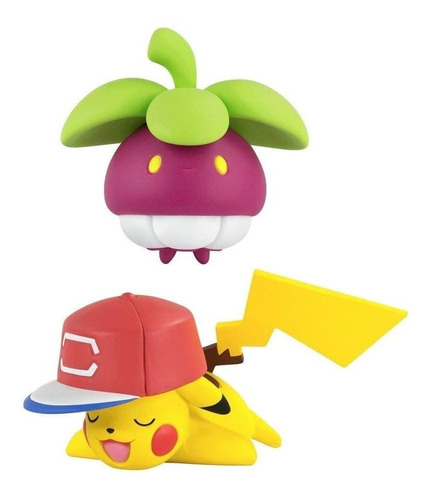 Pokémon Figura De Ação Bounsweet Vs Pikachu 1969 - Sunny