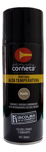 Pintura Corneta N1300 Alta Temperatura Plata