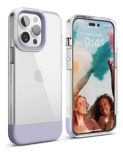 Funda Elago Para iPhone 14 Pro Max Clear Purple