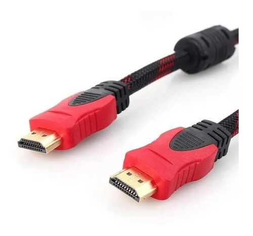 X3 Cable Hdtv 5 Metros Full Hd Blindado Enmallado Reforzado