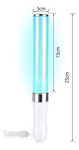 Palos De Luz Led Con Luz Estroboscópica, Bastón Con Dorado