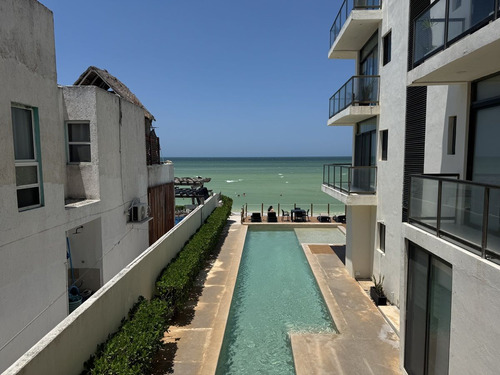 Departamento En Renta Frente A Playa En San Benito, Yucatán