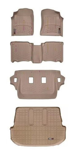 Kit Tapete Termoformado Weathertech Toyota Fortuner Beige