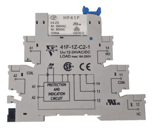 Relevador Clema Con Base 5 Pines 24v Atornillable