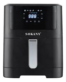 Freidora De Aire Digital Sokany 8l 2000w  80°c Hasta 200°c