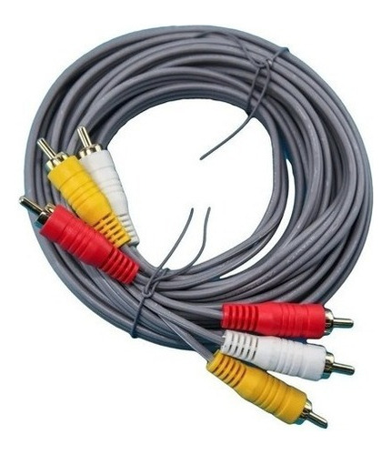  Cable Audio Video 3 Rca Macho A 3 Rca Macho 3 Mts Lta077