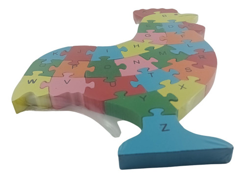 Juego De Puzzle Grande De Madera En Forma Animal
