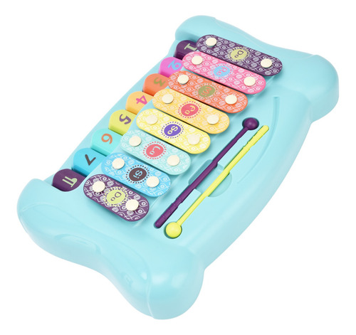 Piano, Juguete De Xilófono, Para Bebé, Multicolor, Con Tecla
