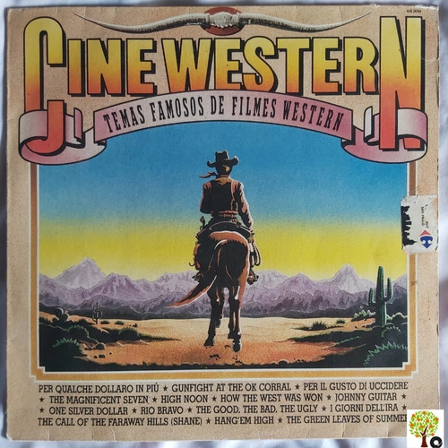 Lp Cine Western 1990 Disco De Vinil 