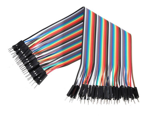 Cables Para Protoboard Macho Macho 20 Cm X 40 Dupont