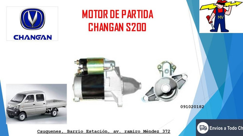 Imagen 2 de 8 de Motor De Partida Changan S200 091020182
