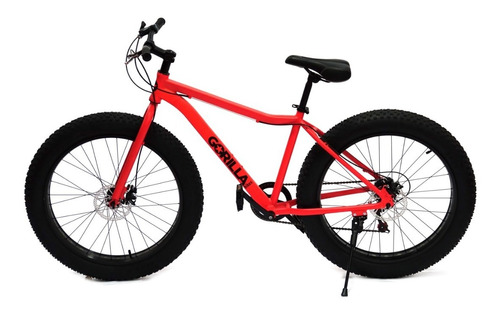 Bicicleta Fat Bike Gorilla 2.0 Rodado 26x4 Montaña Descenso