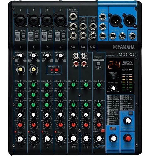 Yamaha Mg10-xu Consola Mixer 10 Canales Usb Fx Mg10xu Oferta