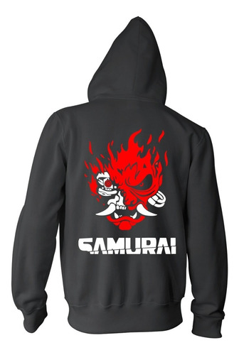 Imagen 1 de 4 de Combo Campera + Remera + Gorra Samurai Cyberpunk 2077