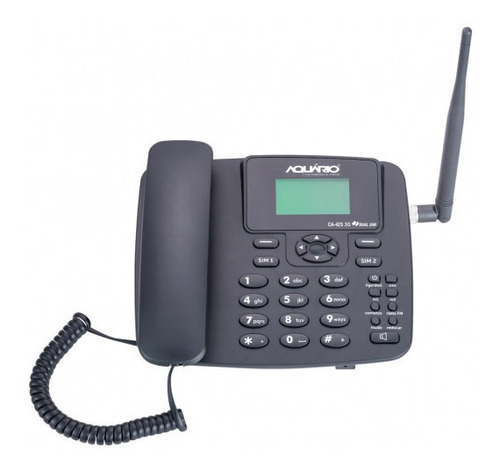 Imagem 4 de 6 de Telefone Celular Rural Mesa Ca 42s - 3g - Aquario 2 Chip