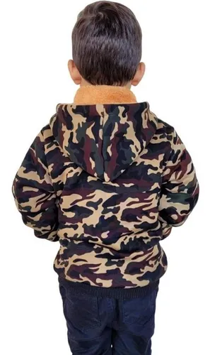 Jaqueta camuflada feminina deals infantil