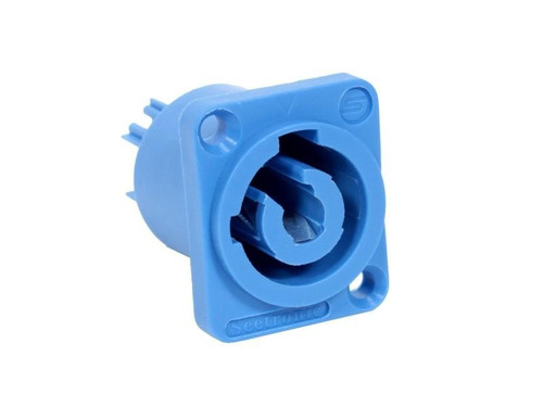 Seetronic Sac3mpa - Conector Powercon Macho P/ Chasis Azul