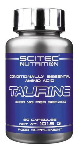 Taurina 3000mg 90 Caps Scitec Nutrition