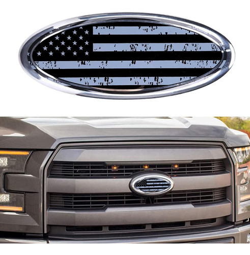 Emblema De 9 Pulgadas Para Ford, Emblema De Parrilla Delante