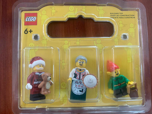 Set Navidad 3 Minifiguras Originales- Lego- Exclusivo Bam