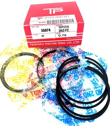 Anilloa 0.30 Toyota Yaris 1nzfe 2nzfe 1.3 1.5 Año 00 Al 09