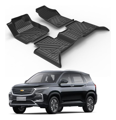 Kit Pisos Rígidos Calce Perfecto Chevrolet Captiva 2019-2024