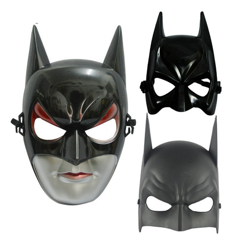 Antigua Máscara De Batman De Media Cara De Plástico - Pelícu
