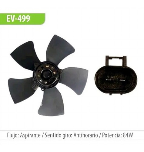 Electroventilador Toyota Corolla - Fielder 2003/08 Omer 499