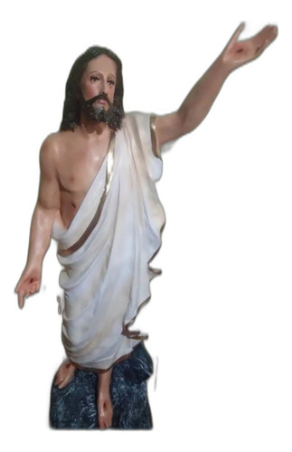 Jesucristo, Jesús Resucitado Figura De Resina, 1 Metro 5cm