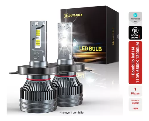 Bombillo Luz Led H4 6500k Moto Carro Potente Línea De Vida