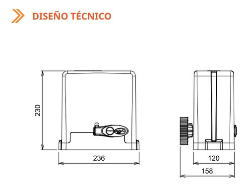 Kit Motor Portón Ppa Stark Jetflex 750 Corredizo Cremallera