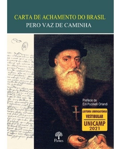 Carta De Achamento Do Brasil, De Pero Vaz De Caminha. Editora Pontes, Capa Mole, Edição 1 Em Português, 2020