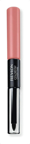 Labial Revlon Lipcolor ColorStay Overtime color boundless nude gloss