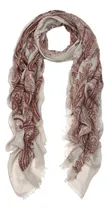 Comprar Pañuelo Con Extremos Deshilachados Con Estampado De Paisley 