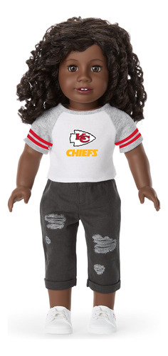 American Girl Kansas City Chiefs - Camiseta Para Fanáticos.