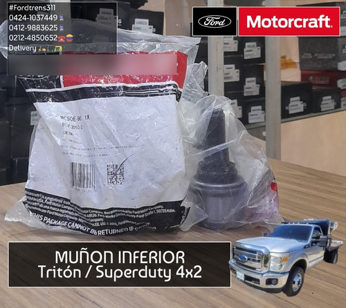 Muñon Inferior Triton / Superduty 4x2 Original Motorcraft