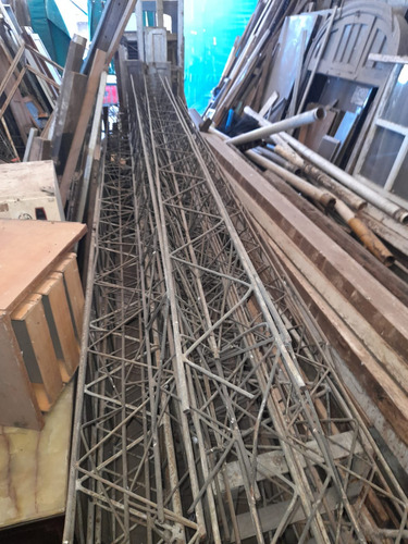 Cabriada Tinglado Galpón Parabólico 10mts (Usado)