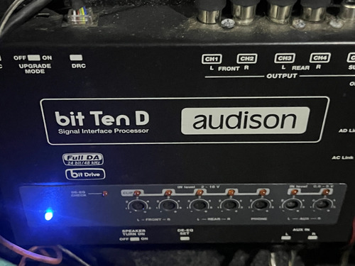 Procesador Digital Audison Bit Ten D Gris Oscuro