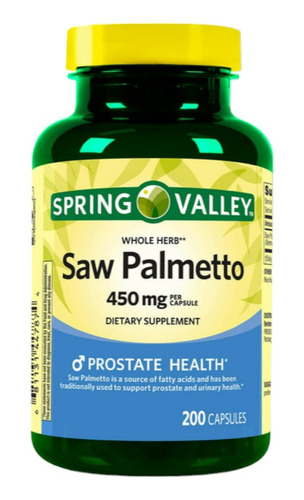 Saw Palmetto De 450 Mg (formula Para La Próstata) 200 Cap