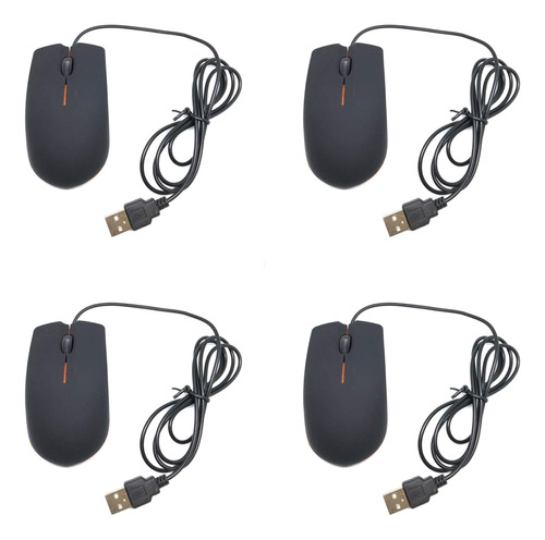 Tfd Supplies Ratón Óptico Ordenador Con Cable 3 Botones 4 A