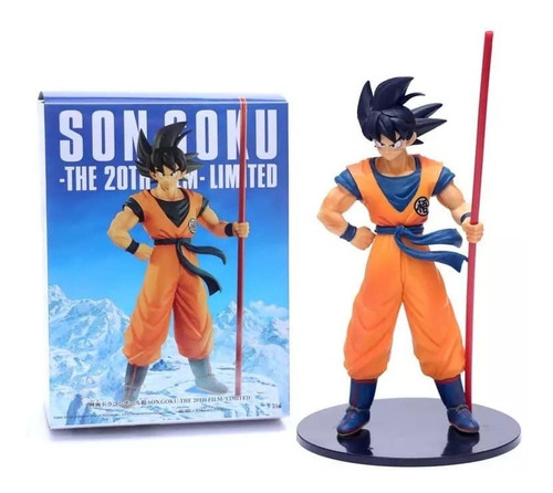 Figura De Coleccion Dragon Ball  Son Goku 20th  Film 24 Cms