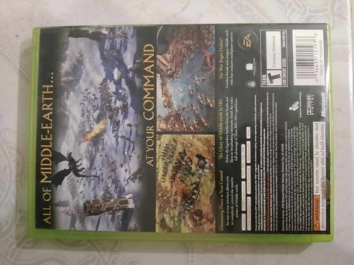 Battle For Middleearth Para Xbox 360 (Usado)