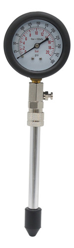 Medidor Compressão De Motor Teste De Cilindros 4 Adaptadores