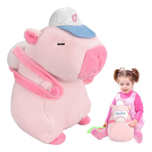 Capybara Peluche Kawaii Capybara Peluche Aniamls Con Mochila