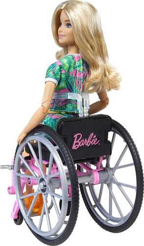 Barbie Fashionista 165 En Silla De Ruedas Mattel