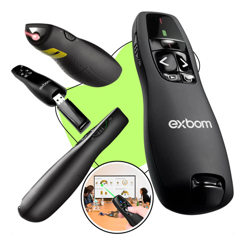 Apresentador De Slides Passador Sem Fio Laser Pointer